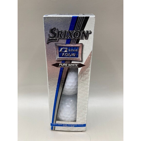 Srixon Q Star Golf Balls - Single Sleeve (3 Balls) Pure White Ultra Soft Feel - Picture 1 of 5